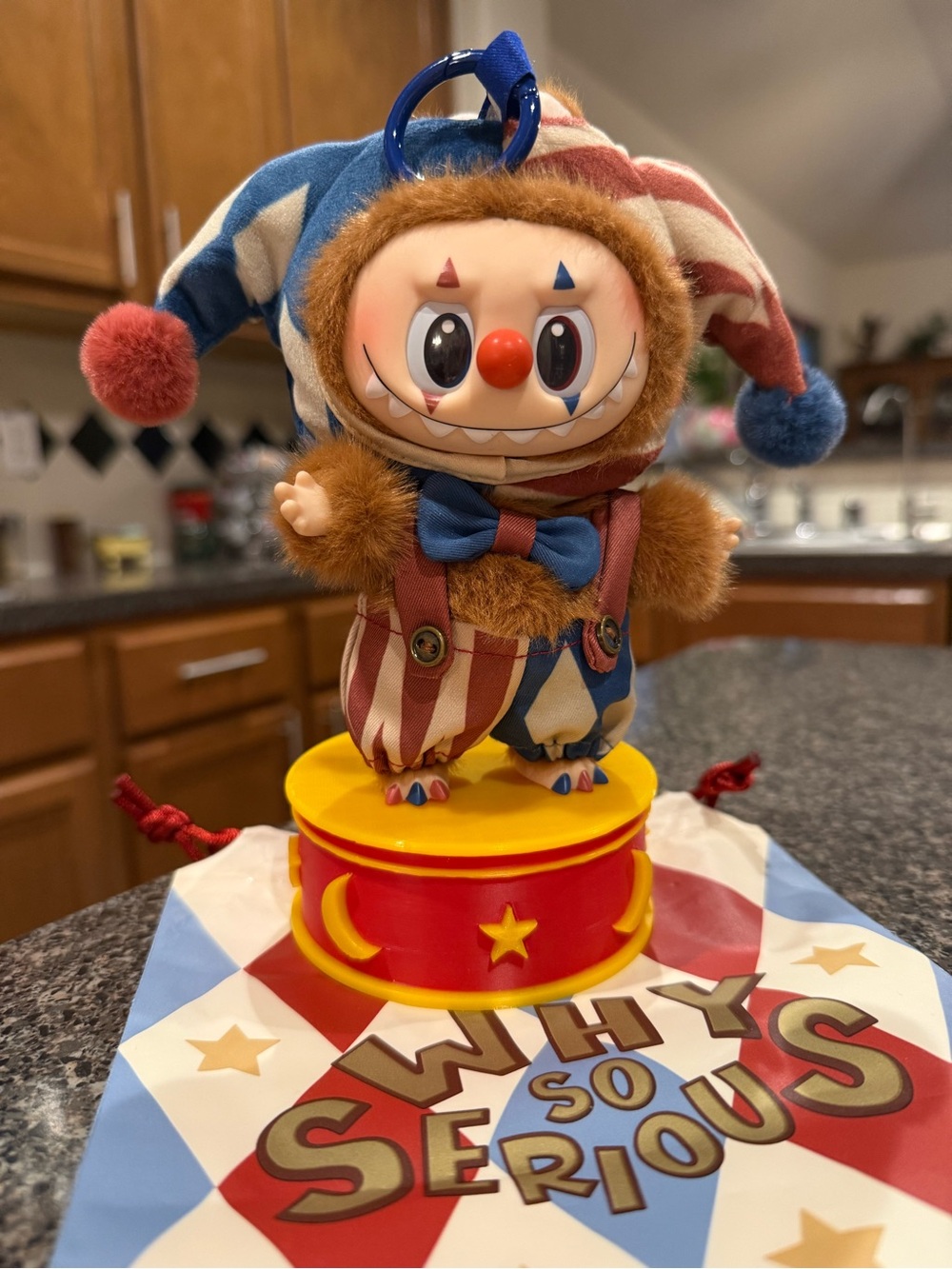 Popmart Why So Serious Juggling Clown with Stand